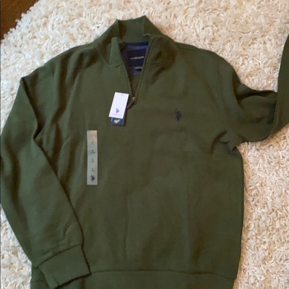 Men 3/4 zip sweat shirt
